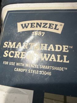 10x10 canopy screen wall