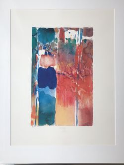 Oskar Koller Signed Abstract Litho Lmtd Edition