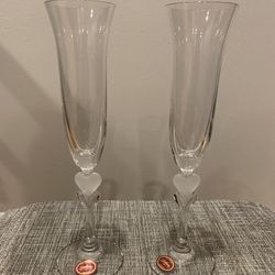 Gorham 1831 Amore Toasting Flutes