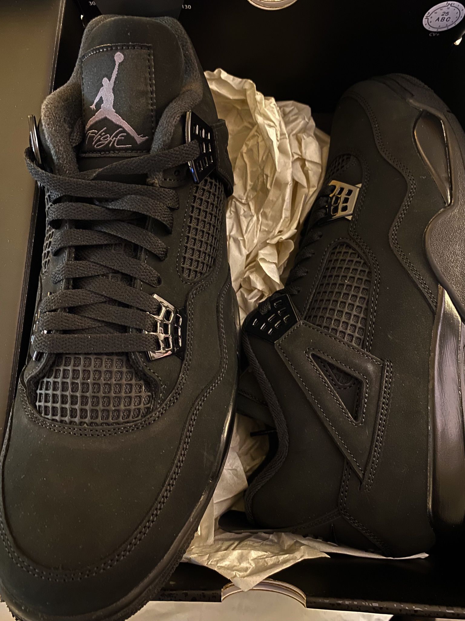 Jordan 4 Black Cat New Size 13