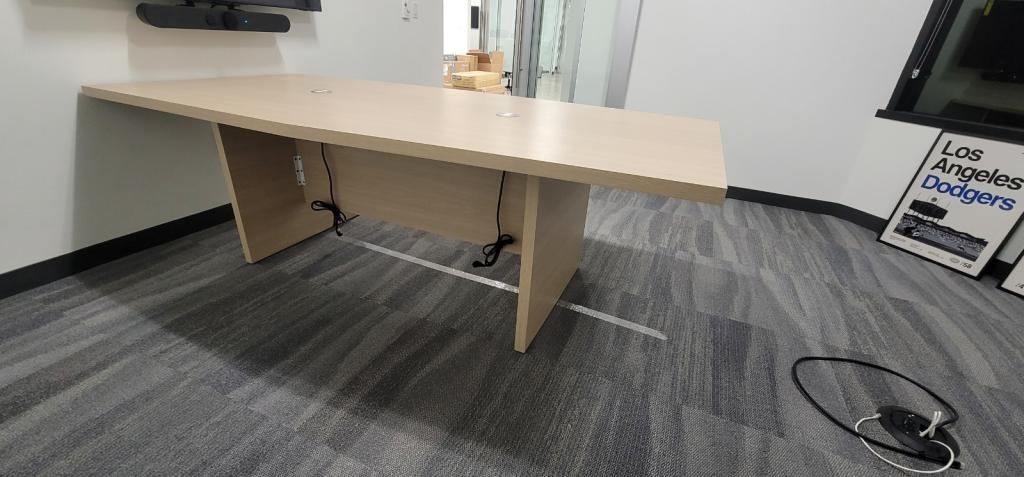 8x4 boat shaped Conference Table