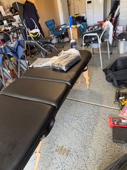 Massage table