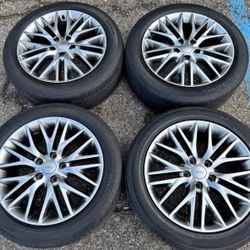 20” Jeep Commander Grand Cherokee Dodge Durango Wrangler Gladiator Summit Overland Rims Wheels Tires