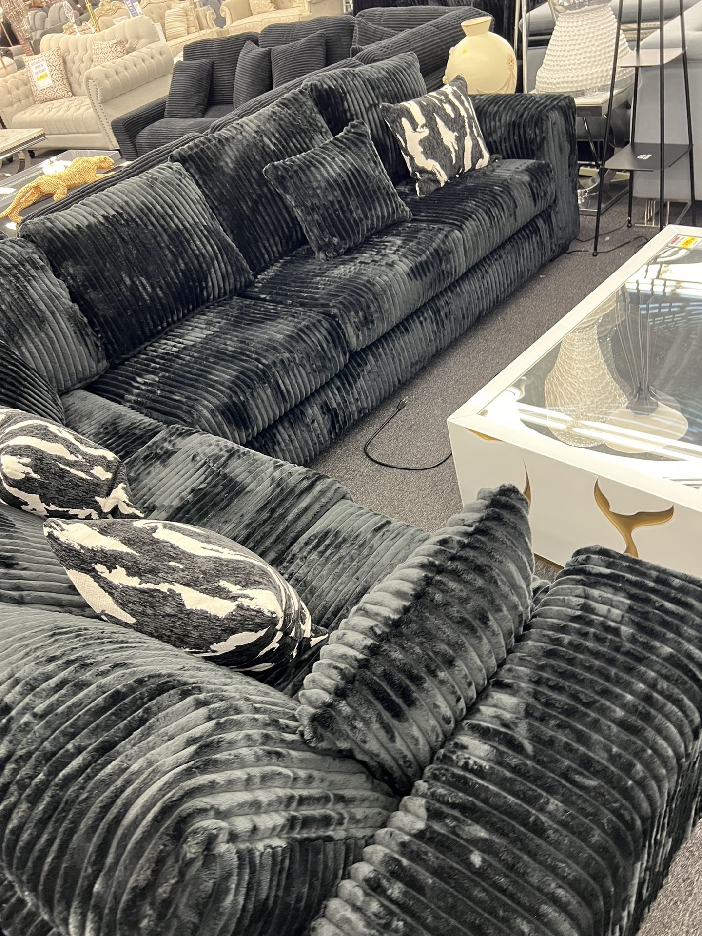 Deep Cozy Stylish Sectional!