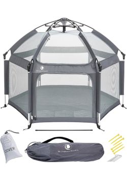 POP 'N GO Baby Playpen - Indoor & Outdoor Playpen for Babies and Toddlers - Baby Beach Tent, Foldable
