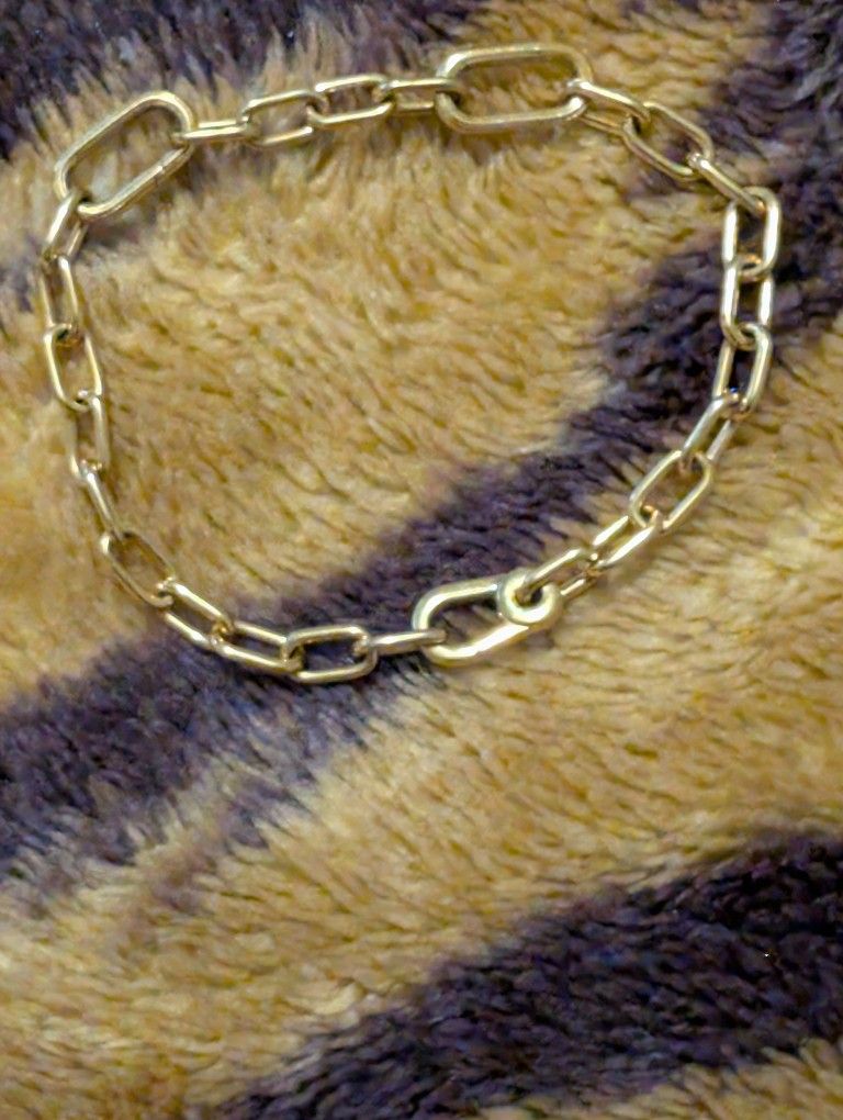 Pandora Small Link Chain Bracelet 14 K Gold - Plated 