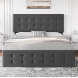 Queen Size Bed Frame With Headboard