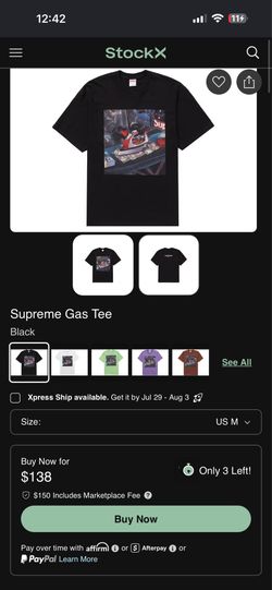 Supreme Gas Tee