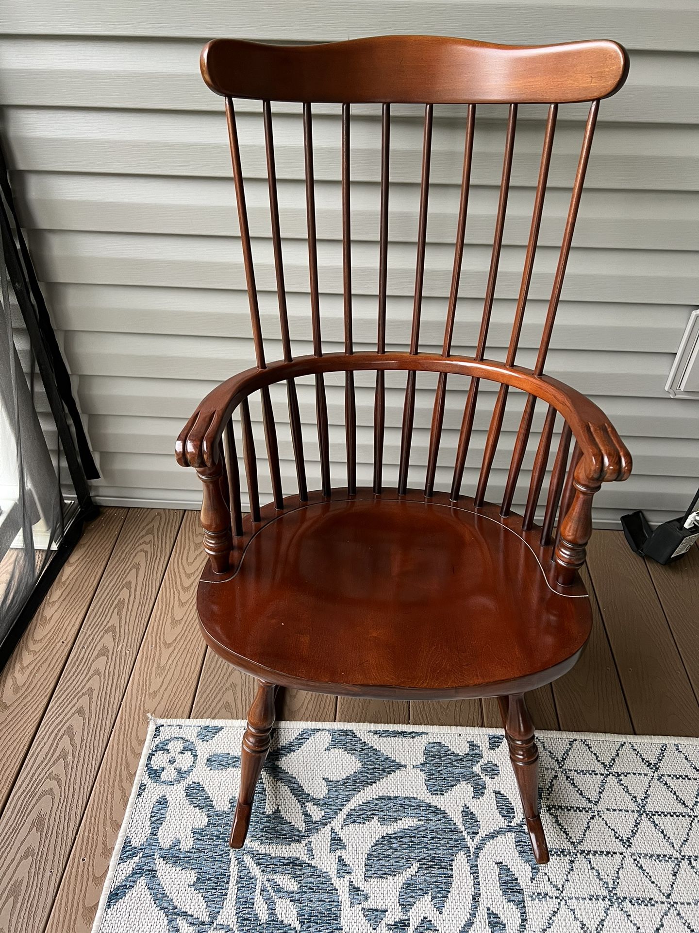 Virginia House Windsor Back Cherry Rocking Chair for Sale in