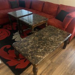 Marble Top End Tables Coffee Table
