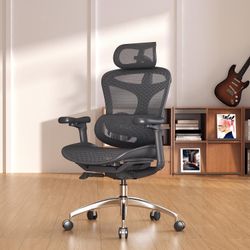 SIHOO Doro C300 Ergonomic Office Chair with Ultra Soft 3D Armrests, Dynamic Lumbar Support for Home Office Chair, Adjustable Backrest Desk Chair, Swiv