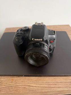 Canon T6i with 50mm lens