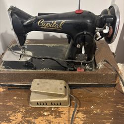 Antique Capital Sewing Machine