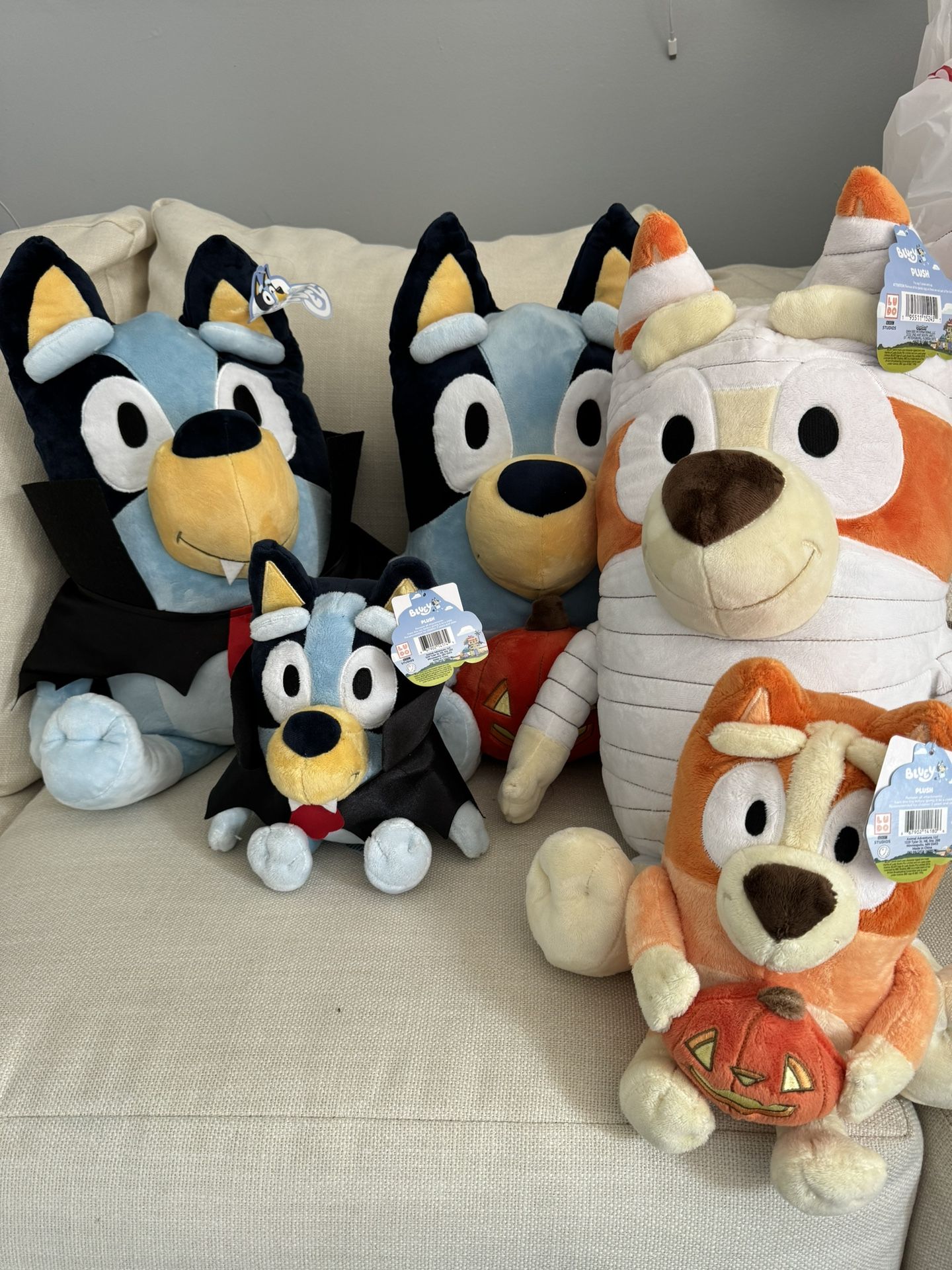 Bluey Halloween Plush Bundle