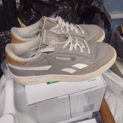 Reebok Club C Revenge Men's Size 11.5 Gray/Leather "As Is"