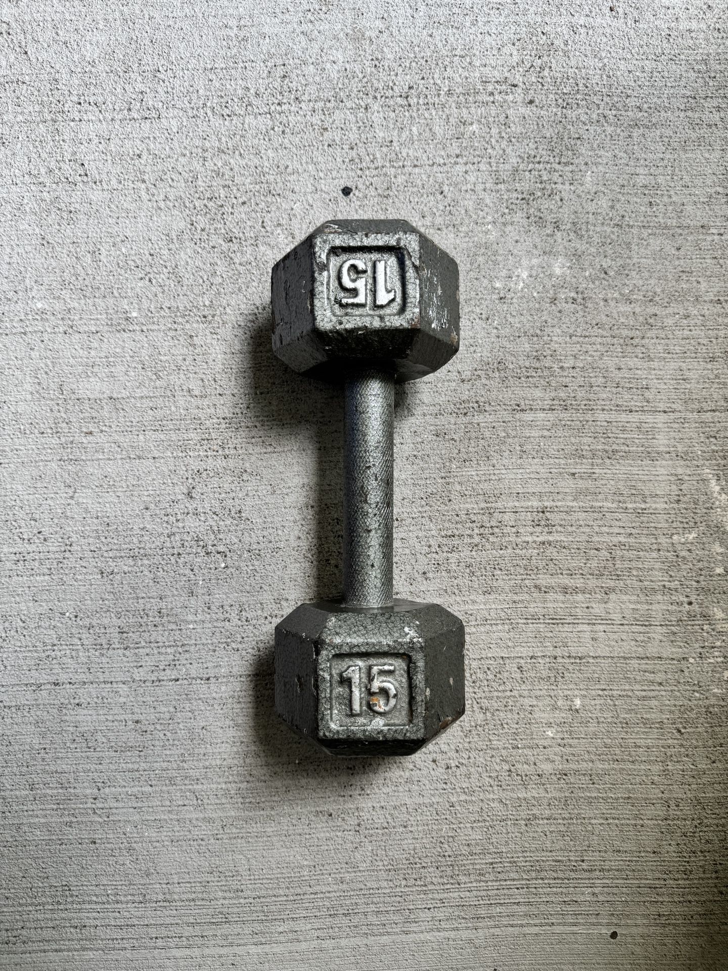 15lb Hex Dumbbell