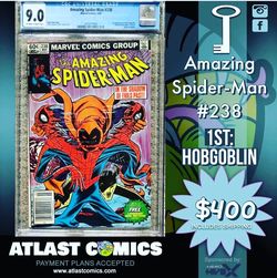 Amazing Spider-Man #238 CGC 9.0 // 1st Appearance of Hobgoblin