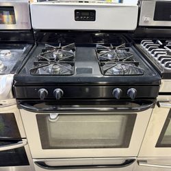 Frigidaire stainless steel 4 burner range stove 