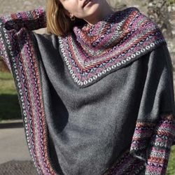 Alpaca Ponchos Sweater for Women
