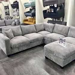 Grey Sectional Sofa 