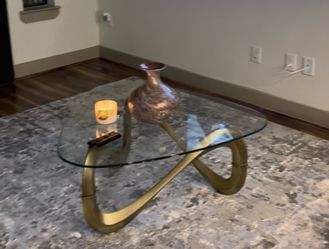 Coffee table with matching end table