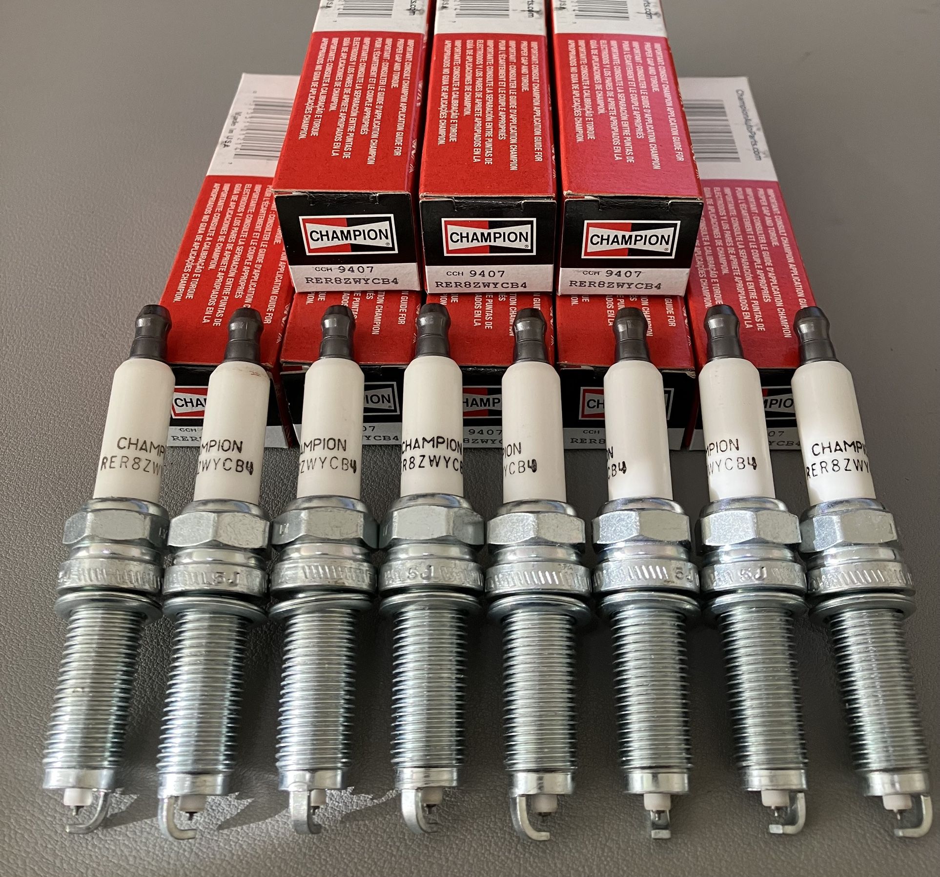 9407 RER8ZWYCB4 Champion | Iridium Spark Plugs 8pk