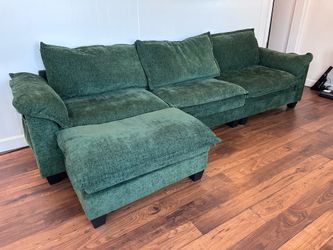 Green Modular Sectional Sofa