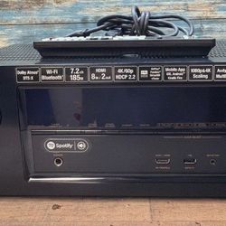 Denon AVR-X2300W 7.2 Bluetooth Home Stereo Receiver Amplifier With Remote 