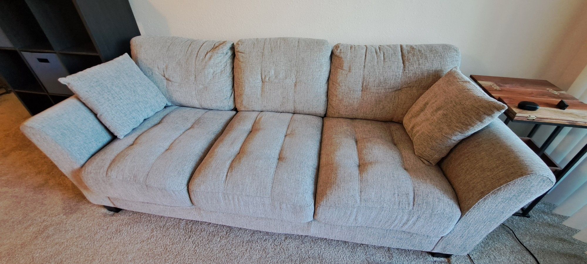Living Room Set  55" 4K TV, Sofa, Coffee Table, Cabinet, 