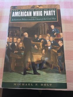 Michael F. Holt Rise & Fall of the American Whig Party HC DJ Oxford 1999
Hardcover, good condition, more details on photo. Obo