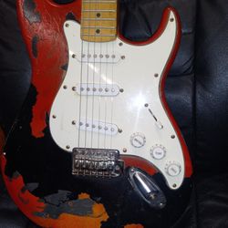 1950's Look Silvertone Electric Guitar 