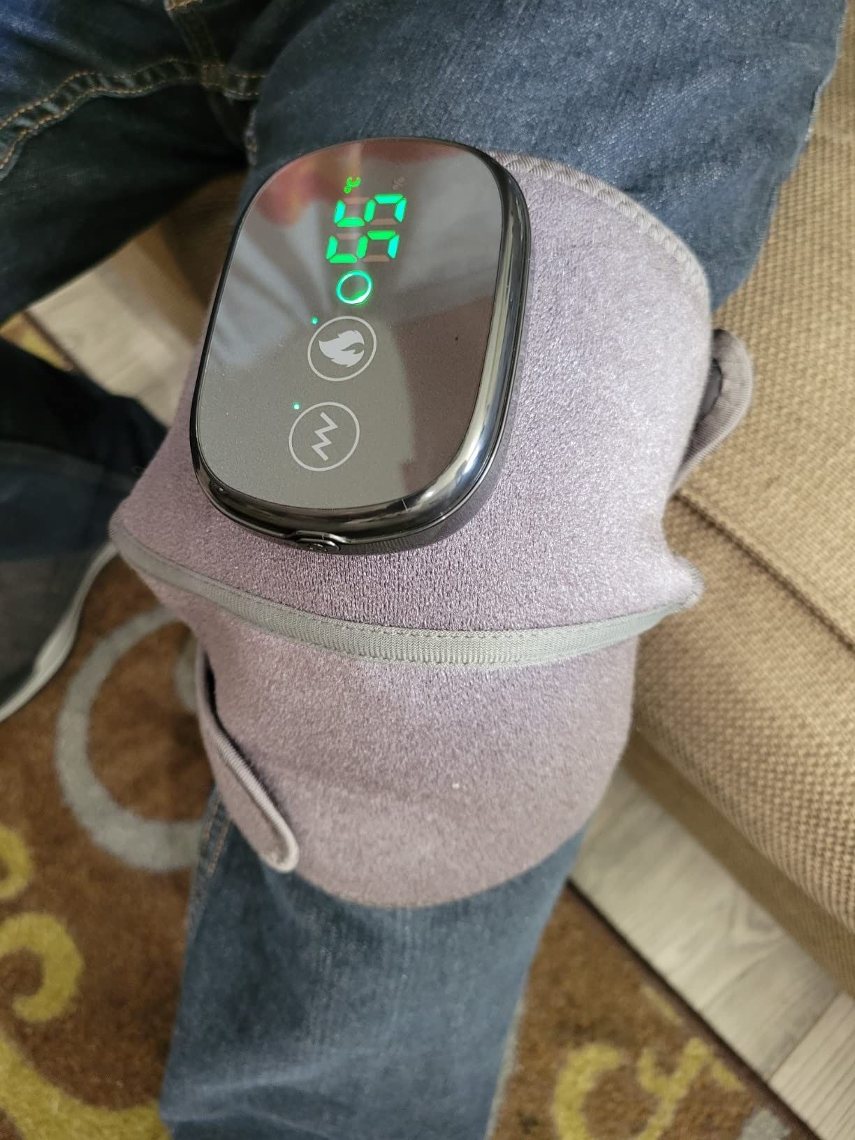 Cordless Vibration Massager Heated For Knee Shoulders, Back Elbow Neck New