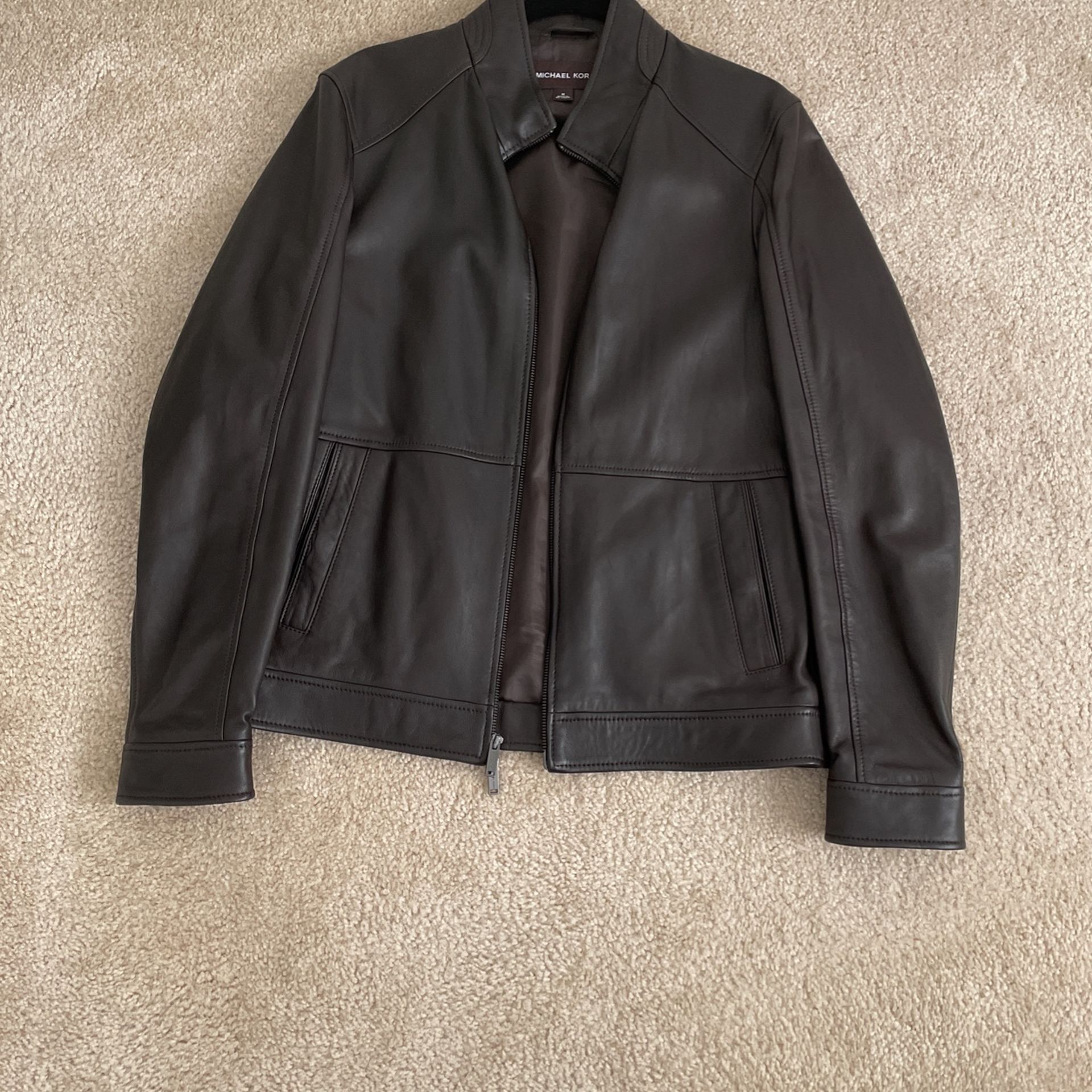 New Michael Kors Leather Jacket