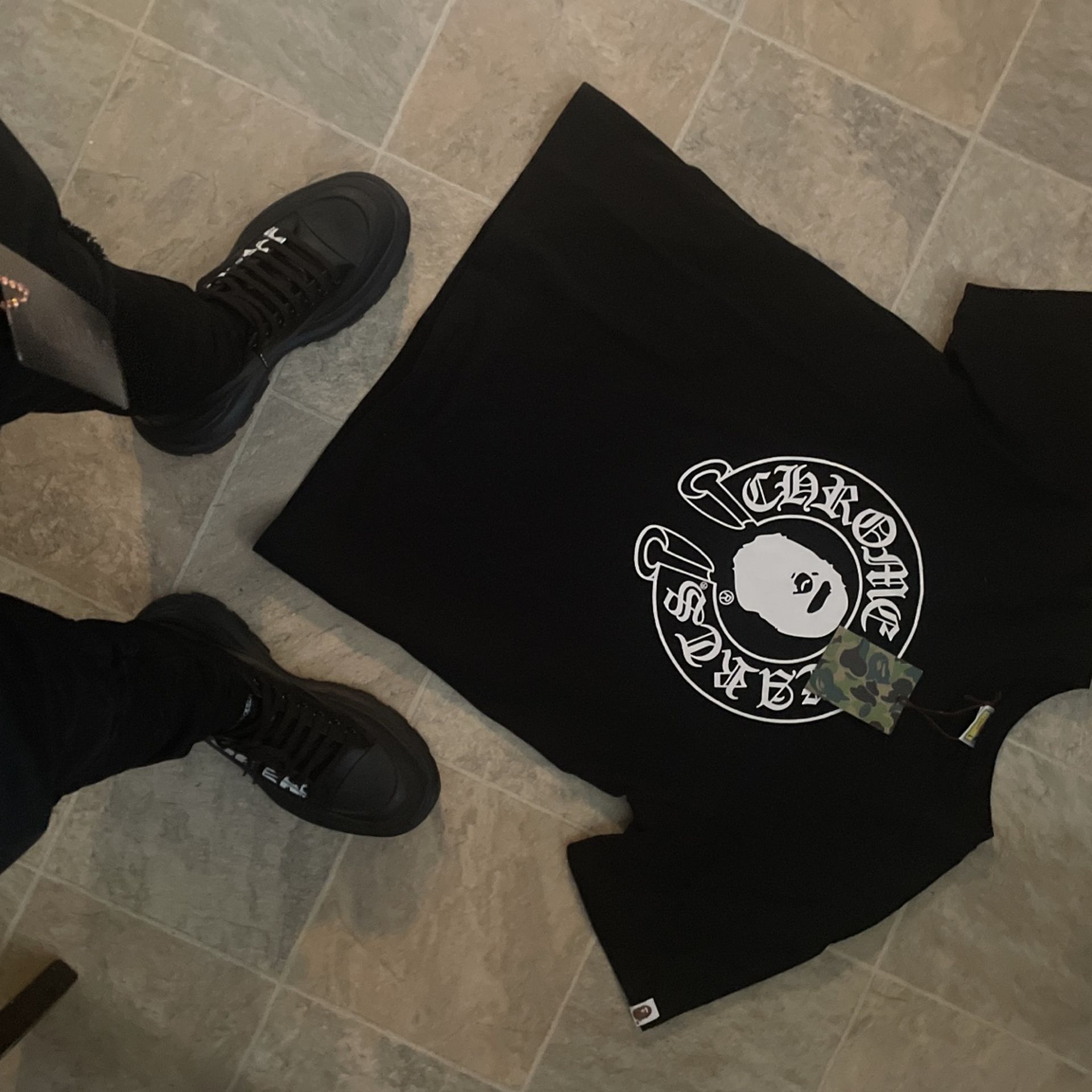 Bape X Chrome Heart