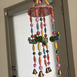 Hand Painted Wooden Wind Chimes