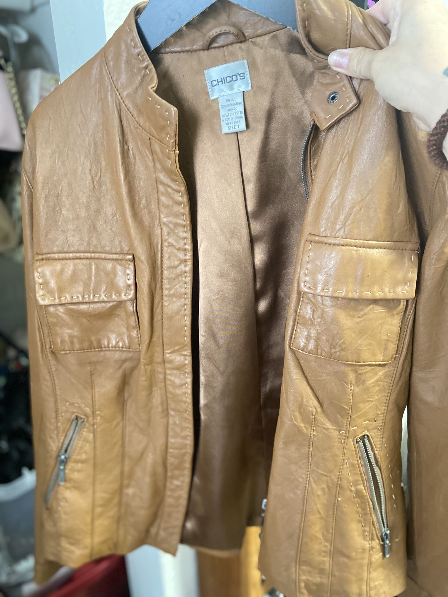 Chicos Genuine Leather