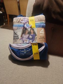New Girls 7/8 Eddie Bauer Pajamas