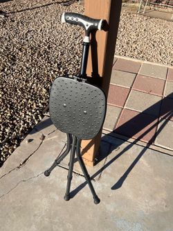 Cane w/seat & Light. New. Only $12