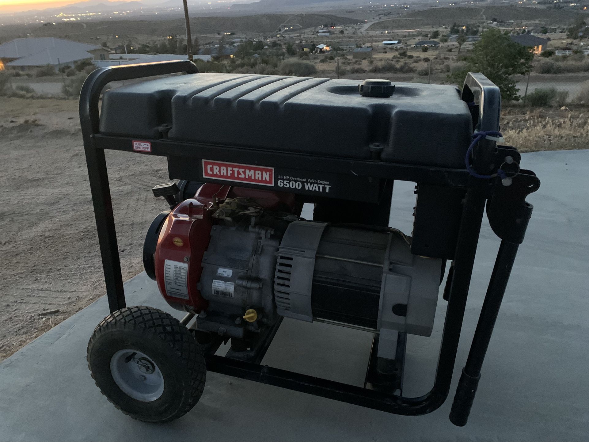 Craftsman 13hp 6500 Watt Generator for Sale in Apple Valley, CA OfferUp