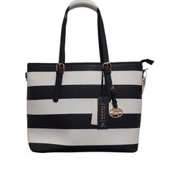 La Terre Fashion 2 N 1 Stripe Bag And Wallet