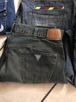 Men’s jeans Guess jeans and other brands