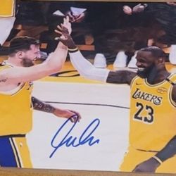 Autographed Luca Doncic Photo