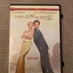 DVD Movie “How To lose a guy in 10 days” $1 Or Free With Any Purchase