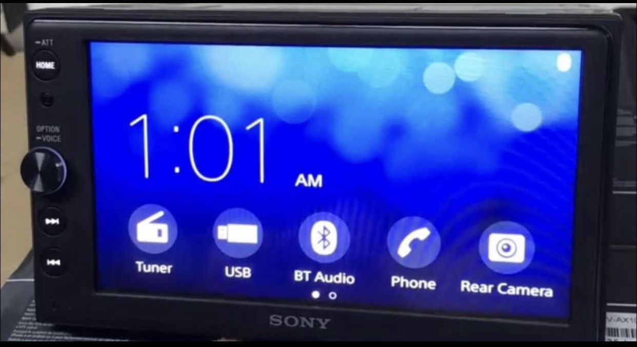 Sony XAV-AX1000 Bluetooth Android Auto Apple CarPlay Multimedia AM FM XM USB //firm price only!
