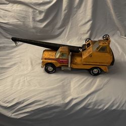 Vintage 1970's Nylint Construction Crane Road Builders Truck - Pressed Steel