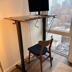 Rustic Wood Standing Desk 