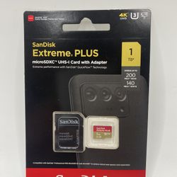 Sandisk Extreme Plus 1TB MicroSDXC UHS-I Card With Adapter