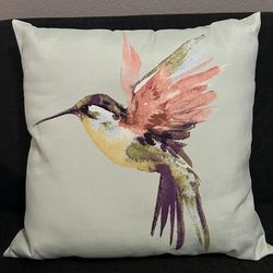 Hummingbird pillow new