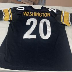 Dewayne Washington Authentic Pittsburgh Steelers Usa Nike Jersey Mens 56 Euc