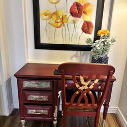 Super Cute Desk / Vanity And Chair